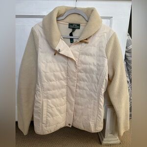Lauren Active by Ralph Lauren Women's Cream Jacket size L